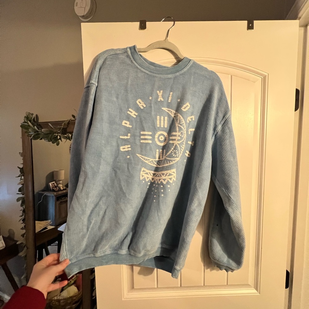 Alpha Xi Delta Blue Sweater